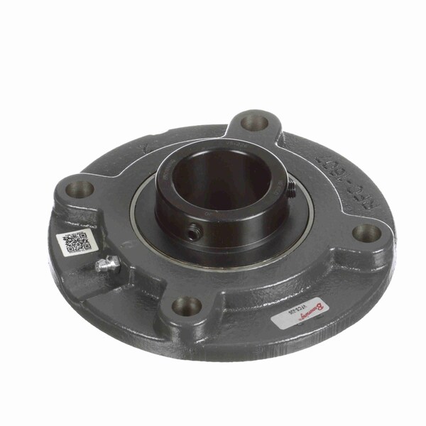 Browning Mounted Cast Iron Flange Cartridge Ball Bearing, 52100 Bearing